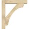 Ekena Millwork Legacy Block Rough Sawn Bracket w/ Offset Brace, Douglas Fir, 6"W x 30"D x 34"H BKT0604X30X34LEC05RDF - alternate 2